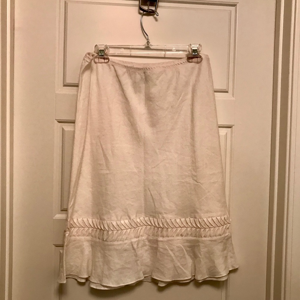 Studio M Linen Skirt Size Large